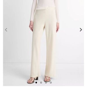 Vince Satin Bias Pants Bona / Cream Size L